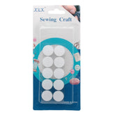 2CM Velcro Dots – 10 Sets Adhesive Circles packaged for sewing craft projects.